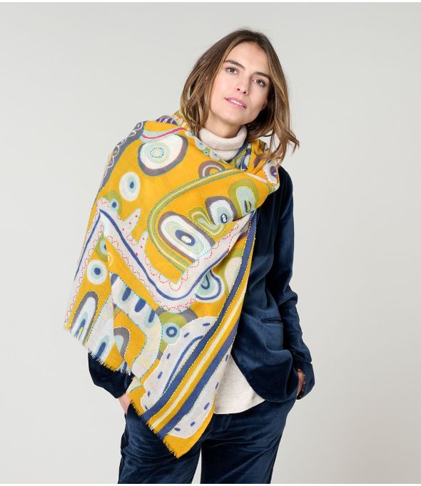 AMBER Foulard en Laine - - Storiatipic
