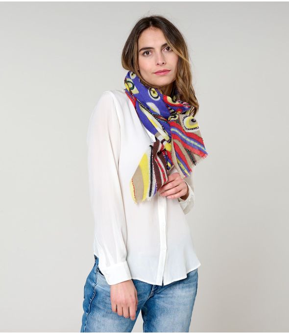AMBER Foulard en Laine - - Storiatipic