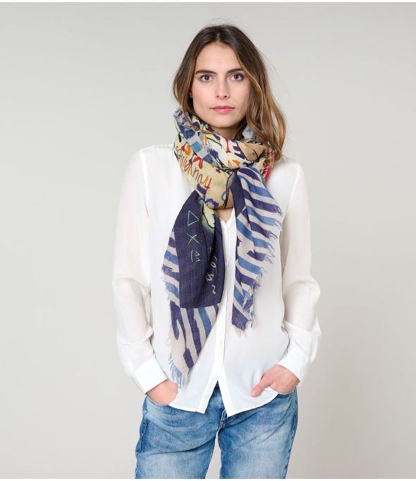 BAYA Foulard en Laine - - Storiatipic