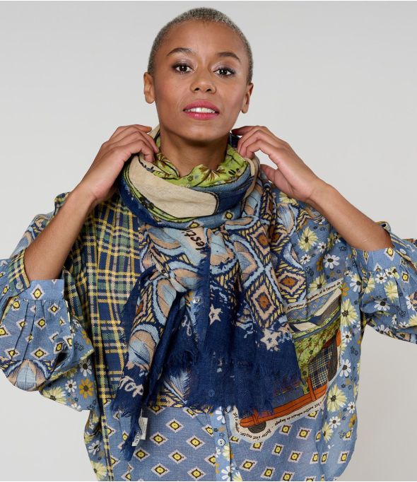 DOLORES Foulard en Laine - - Storiatipic