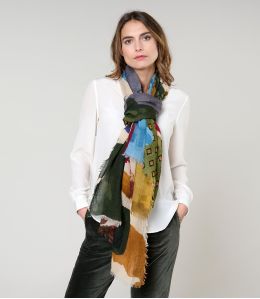 EDNA Schal aus Wolle - - Storiatipic EDNA Schal aus Wolle - - Storiatipic
