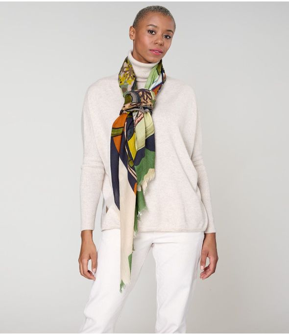 GARANCE Wool, Zijden Sjaal - - Storiatipic