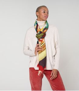 GARANCE Wool, Silk Scarf - - Storiatipic GARANCE Wool, Silk Scarf - - Storiatipic