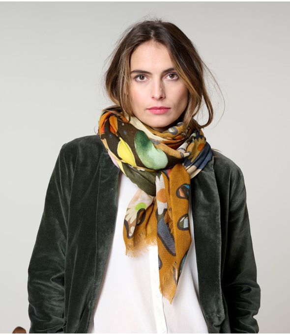 GIANA Sciarpa in modale, lana - - Storiatipic