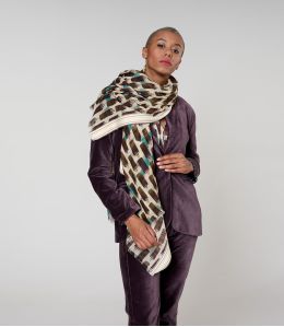 KUMI Foulard en Laine, Coton - - Storiatipic KUMI Foulard en Laine, Coton - - Storiatipic