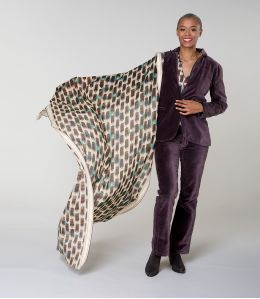 KUMI Foulard en Laine, Coton - - Storiatipic KUMI Foulard en Laine, Coton - - Storiatipic