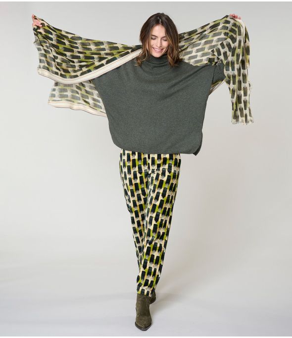 KUMI Sciarpa in lana, cotone - - Storiatipic