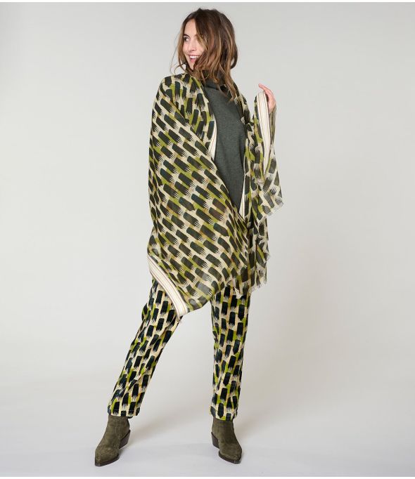 KUMI Sciarpa in lana, cotone - - Storiatipic