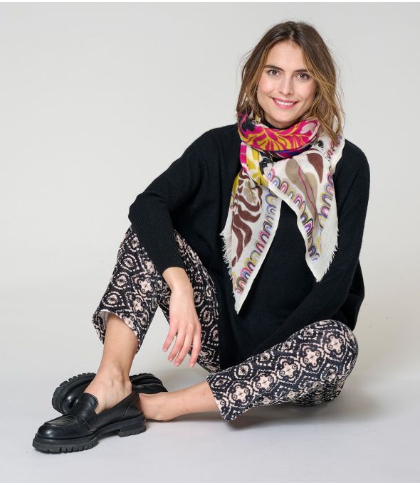 NATTIE Schal aus Wolle - - Storiatipic