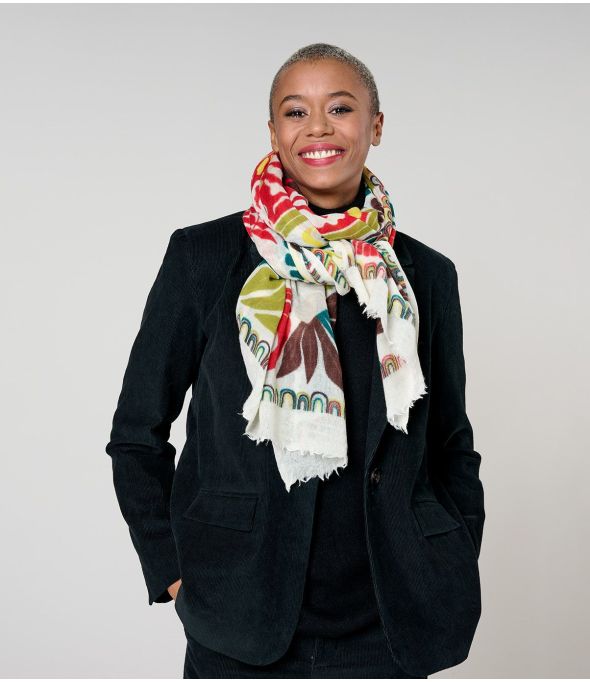 NATTIE Wool Scarf - - Storiatipic
