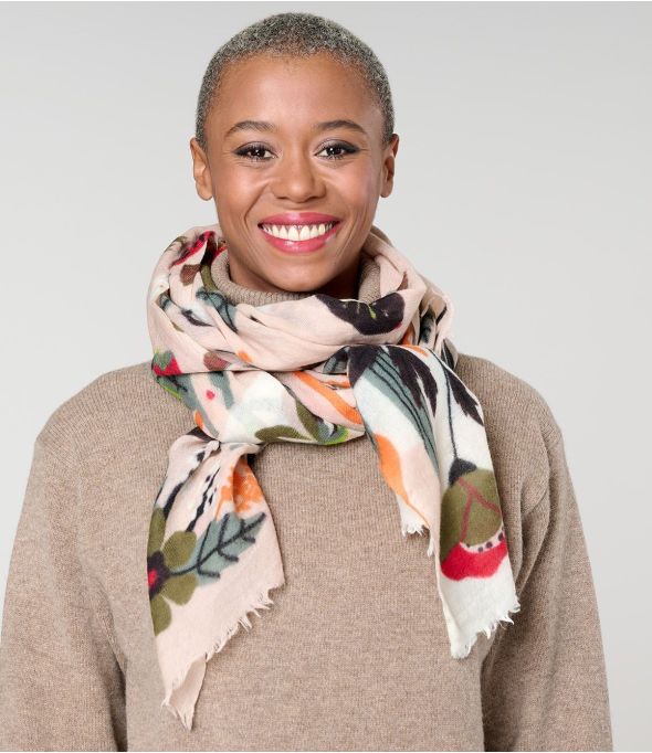 NOEMIE Foulard en Laine - - Storiatipic