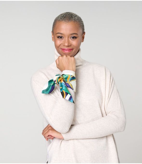 TATUM Foulard en Soie - - Storiatipic