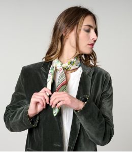 YUKO Foulard en Soie - - Storiatipic YUKO Foulard en Soie - - Storiatipic