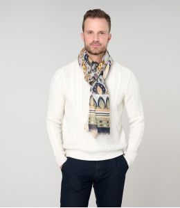 LEON wol, katoenen sjaal - - Storiatipic LEON wol, katoenen sjaal - - Storiatipic