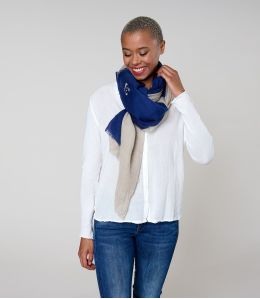 MERIL Foulard en Laine, Soie - - Storiatipic MERIL Foulard en Laine, Soie - - Storiatipic