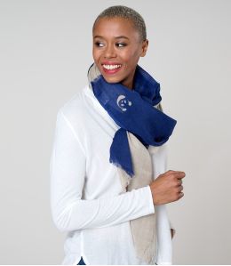 MERIL Foulard en Laine, Soie - - Storiatipic MERIL Foulard en Laine, Soie - - Storiatipic