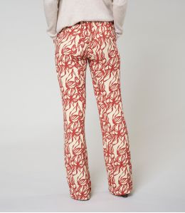 SASHA PASTEL BRIQUE PANTALON en Viscose - - Storiatipic SASHA PASTEL BRIQUE PANTALON en Viscose - - Storiatipic