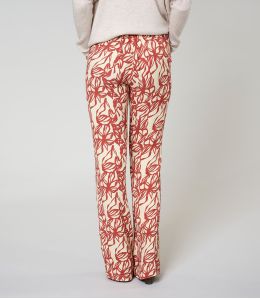 SASHA PASTEL BRIQUE PANTALON en Viscose - - Storiatipic SASHA PASTEL BRIQUE PANTALON en Viscose - - Storiatipic