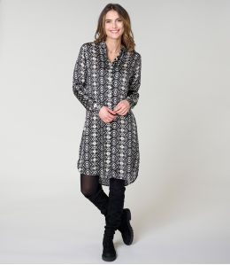 KAIA BELEM NOIR ROBE en Modal - - Storiatipic KAIA BELEM NOIR ROBE en Modal - - Storiatipic