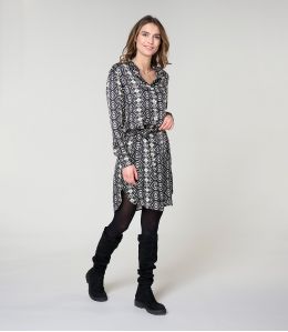 KAIA BELEM NOIR ROBE en Modal - - Storiatipic KAIA BELEM NOIR ROBE en Modal - - Storiatipic