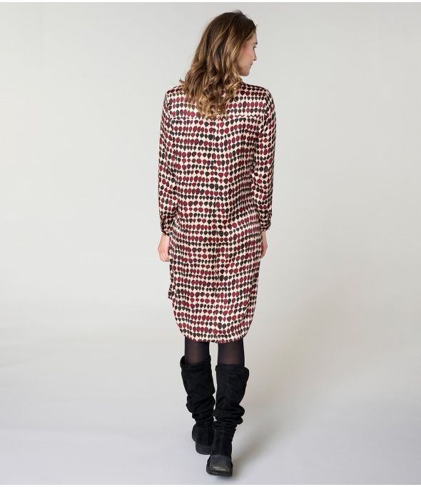 ABITO KAIA GOTA ROSSO in Modal - - Storiatipic