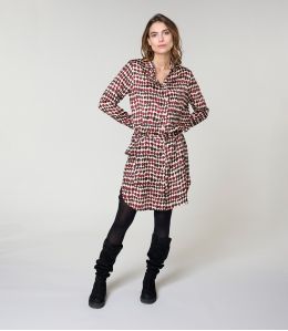 KAIA GOTA RODE JURK in Modal - - Storiatipic KAIA GOTA RODE JURK in Modal - - Storiatipic