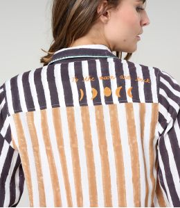 CAMICIA FRAN MOON IN RAYON CAMMELLO - - Storiatipic CAMICIA FRAN MOON IN RAYON CAMMELLO - - Storiatipic