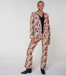 SASHA FLAMA ROUGE PANTALON en Viscose - - Storiatipic SASHA FLAMA ROUGE PANTALON en Viscose - - Storiatipic