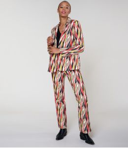 SASHA FLAMA ROUGE PANTALON en Viscose - - Storiatipic SASHA FLAMA ROUGE PANTALON en Viscose - - Storiatipic