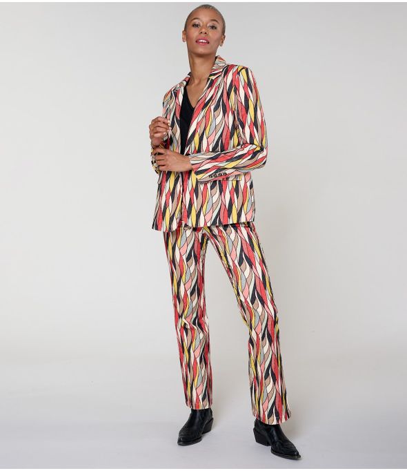 SASHA FLAMA RED Hose aus Viskose - - Storiatipic