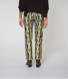 LENY FLAMA VERT PANTALON en Viscose - - Storiatipic LENY FLAMA VERT PANTALON en Viscose - - Storiatipic