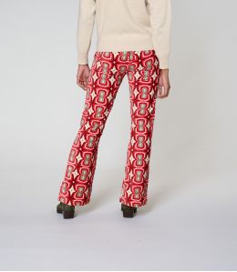 SASHA KHAN RED COTTON PANTS - - Storiatipic SASHA KHAN RED COTTON PANTS - - Storiatipic