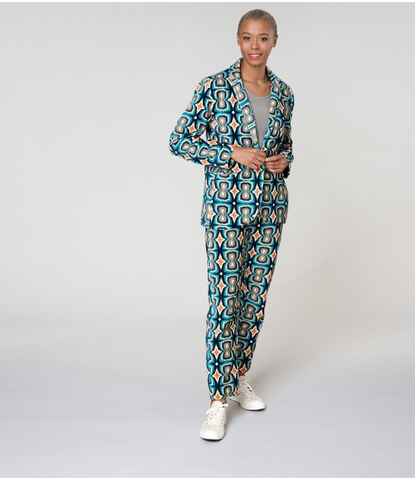 PAULE KHAN BLEU VESTE en Coton - - Storiatipic