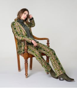 PAULE KHAN CHAQUETA VERDE DE ALGODÓN - - Storiatipic PAULE KHAN CHAQUETA VERDE DE ALGODÓN - - Storiatipic