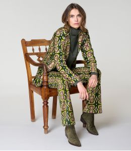 PAULE KHAN VERT VESTE en Coton - - Storiatipic PAULE KHAN VERT VESTE en Coton - - Storiatipic