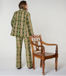 PAULE KHAN CHAQUETA VERDE DE ALGODÓN - - Storiatipic PAULE KHAN CHAQUETA VERDE DE ALGODÓN - - Storiatipic
