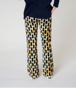 SASHA KUMI MARINE PANTALON en Coton - - Storiatipic SASHA KUMI MARINE PANTALON en Coton - - Storiatipic