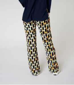 SASHA KUMI MARINE PANTALON en Coton - - Storiatipic SASHA KUMI MARINE PANTALON en Coton - - Storiatipic
