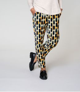 LENY KUMI MARINE PANTALON en Coton - - Storiatipic LENY KUMI MARINE PANTALON en Coton - - Storiatipic