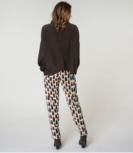 LENY KUMI PLUM KATOENEN BROEK - - Storiatipic LENY KUMI PLUM KATOENEN BROEK - - Storiatipic