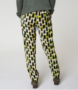 LENY KUMI VERT PANTALON en Coton - - Storiatipic LENY KUMI VERT PANTALON en Coton - - Storiatipic