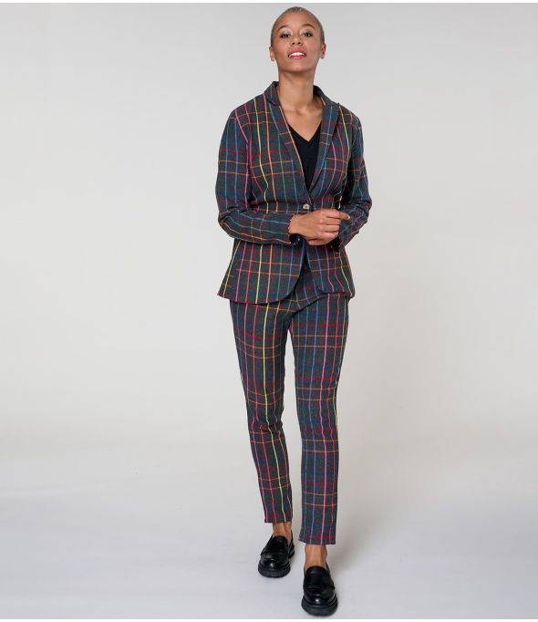 PAULE TARTAN MULTI JACKET in Cotone - - Storiatipic