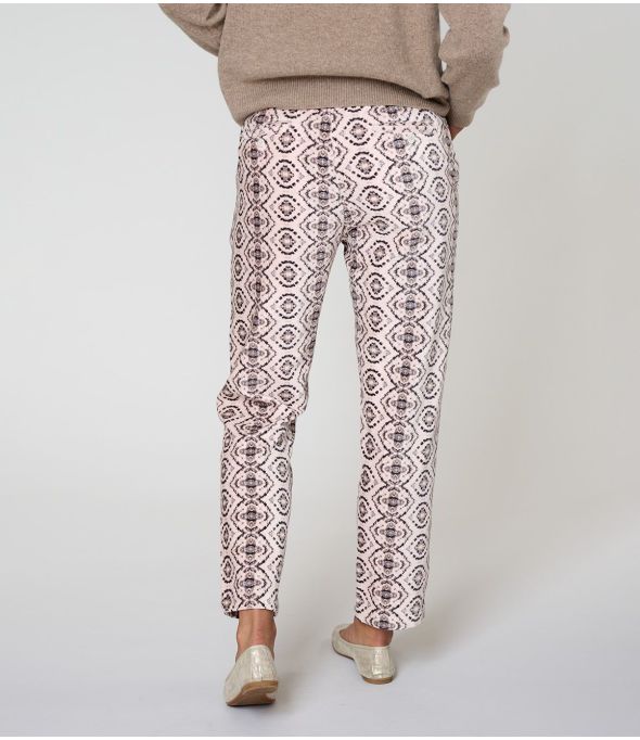 LENY BELEM PANTALONE BEIGE IN COTONE - - Storiatipic