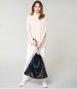 DODO BONT ZWARTE GROTE TAS in polyester - - Storiatipic DODO BONT ZWARTE GROTE TAS in polyester - - Storiatipic