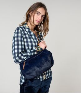 MEDIUM NAVY BONT FANNY PACK polyester tas - - Storiatipic MEDIUM NAVY BONT FANNY PACK polyester tas - - Storiatipic