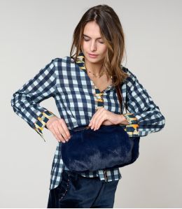 MEDIUM NAVY BONT FANNY PACK polyester tas - - Storiatipic MEDIUM NAVY BONT FANNY PACK polyester tas - - Storiatipic