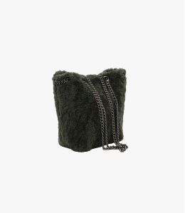 ALICE FOURRURE KAKI PETIT SAC en Polyester - - Storiatipic ALICE FOURRURE KAKI PETIT SAC en Polyester - - Storiatipic
