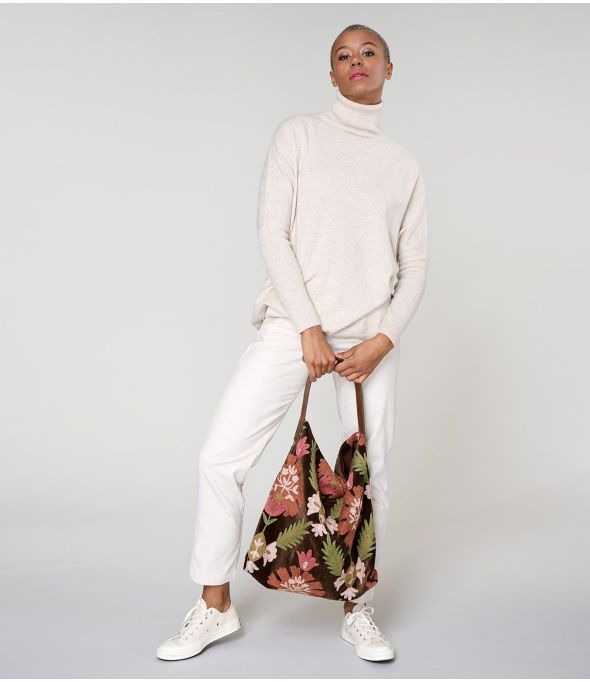 DODO BOTANIC BRUN GRAND SAC en Coton - - Storiatipic