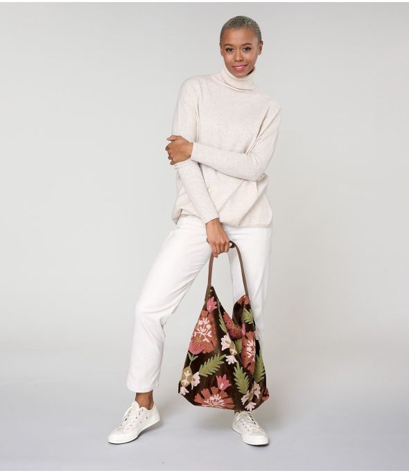 DODO BOTANIC BRUN GRAND SAC en Coton - - Storiatipic