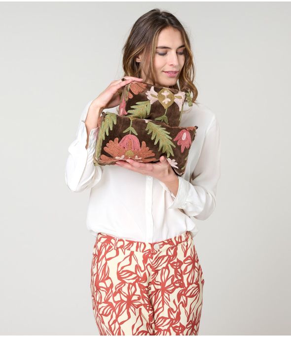 COSM BOTANIC ASTUCCIO IN COTONE MARRONE - - Storiatipic